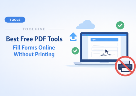 Best free PDF tools for filling forms online without printing using tools like Smallpdf and ILovePDF